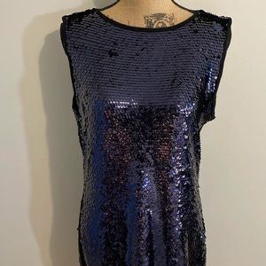 ASOS Navy sequence dress